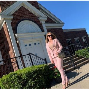 White House Black Market light pink slim pants